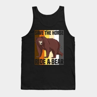 Ride Bears saves the Horses Shirt I Gay Proud LGBTQ Pride Tank Top